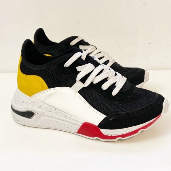 Aldo Cadorelia Mid Heel Low Top Sneakers Size 8 - Picture 2 of 6